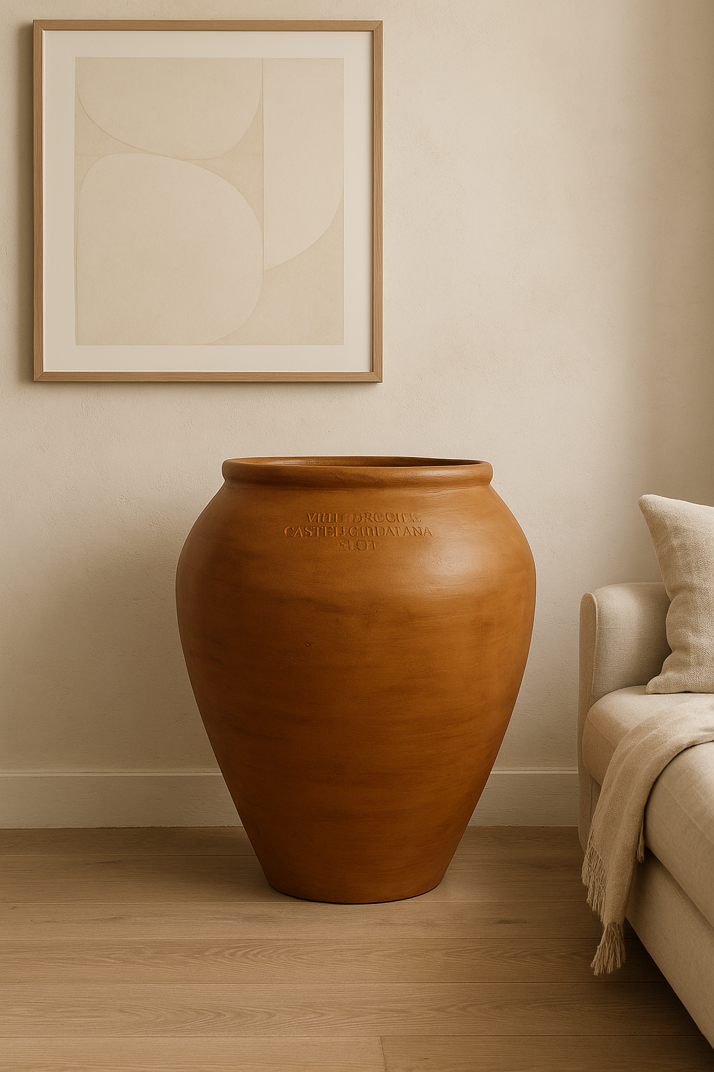 Castello Planter in Marbled Clay – 3 Sizes