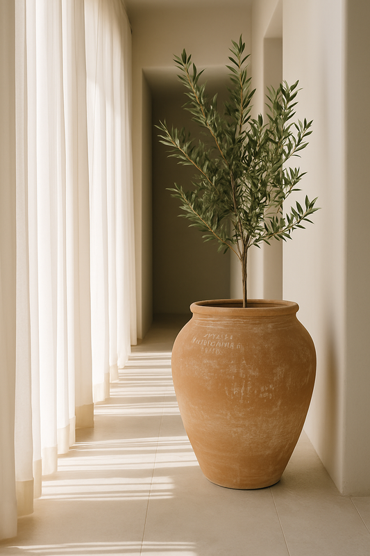 Castello Planter –  Lightly Aged in  3 Sizes,
